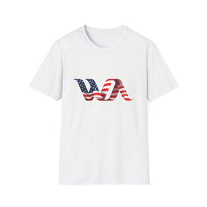 Patriotic Unisex T-Shirt, Softstyle Tee, July 4th Shirt, Casual Graphic Top, Unisex Apparel, Gift for Men and Women